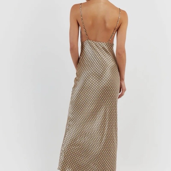 DISSH Strapless Gold Dress - Picture 2 of 3